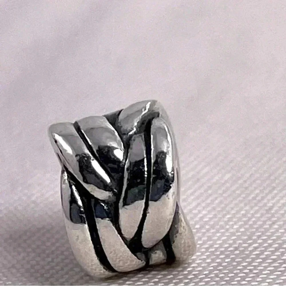 Pandora Forget Me Knot 925 Sterling Silver Charm Authentic Stamped Threaded - Picture 2 of 6